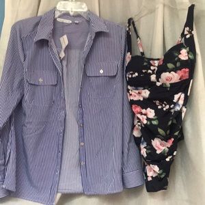 Romenza floral swimsuit